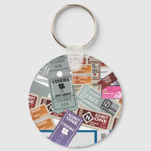 Porte-clés Billet de cinéma