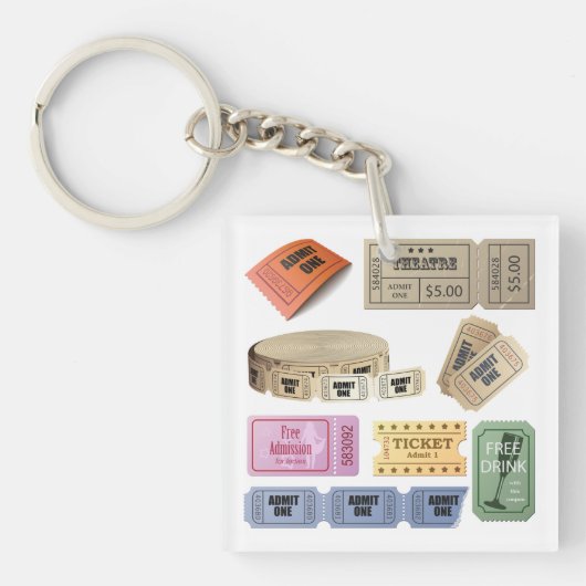 Porte-clés Billets divers (Devant)