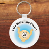 Porte-clés Billie Bladder "I Go With The Flow" Porte - clé (Recto)
