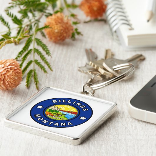 Porte-clés Billings Montana (Côté)