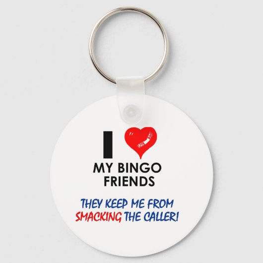 Porte-clés BINGO ! Bingo conceptions pour le joueur fabuleux! (Recto)
