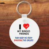 Porte-clés BINGO ! Bingo conceptions pour le joueur fabuleux! (Recto)
