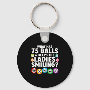Porte-clés Bingo Cool Drôle Pour Hommes Femmes Amateur de Bin