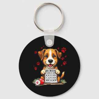 Porte-clés Bingo et chien drôle de bingo Amour Bingo et chien