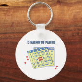 Porte-clés Bingo : Je préfère jouer (Recto)