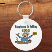 Porte-clés Bingo : Le bonheur, c'est (Recto)