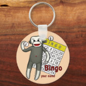 Porte-clés Bingo Singe Chaussette (Recto)