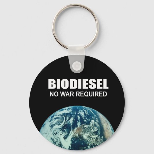 Porte-clés Biodiesel : aucune guerre n'est requise (Recto)