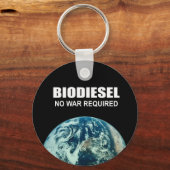 Porte-clés Biodiesel : aucune guerre n'est requise (Recto)