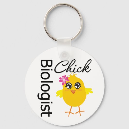 Porte-clés Biologiste Chick (Recto)