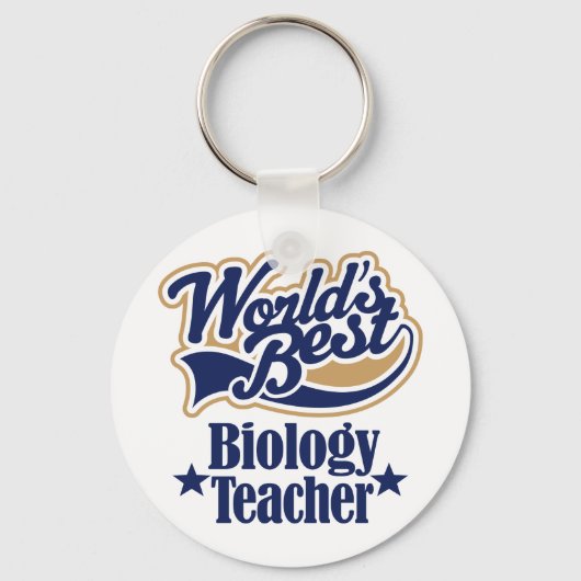 Porte-clés Biology Teacher Gift For (Worlds Best) (Recto)