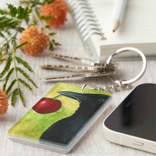 Porte-clés Bird 55 crow raven (Devant droit)