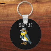 Porte-clés Bird Nerd Funny Bird Watching Birding Bird Lover W (Recto)