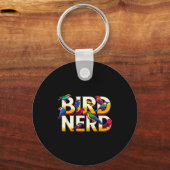 Porte-clés Bird Nerd Funny Birdwatching Birdwatcher Bird Love (Recto)