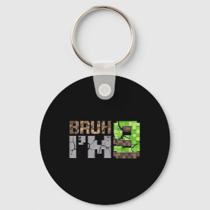 Porte-clés Birday Boy 9th Bruh Im 9 Years Old Gamer Pixel N