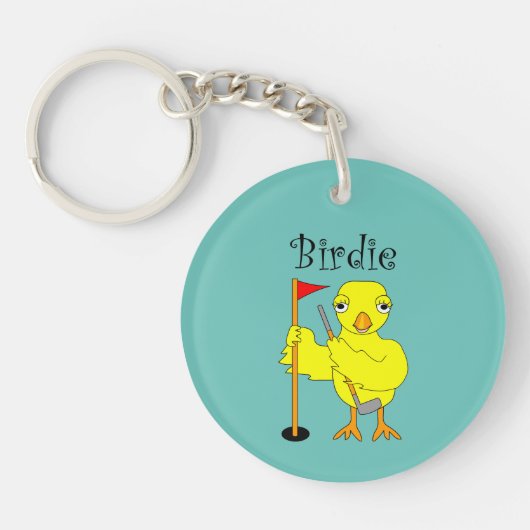 Porte-clés Birdie Golfer Chick (Devant)