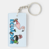 Porte-clés Birdorable Equateur (Dos)