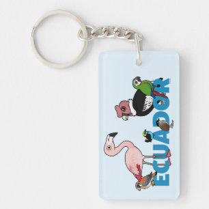 Porte-clés Birdorable Equateur