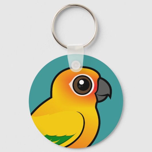 Porte-clés Birdorable Sun Parakeet (Recto)