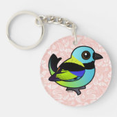 Porte-clés Birdorable Vert-a dirigé le Tanager (Devant)