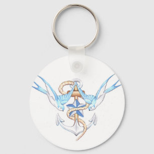 Porte-clés birds keychain