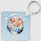Porte-clés Birthday Boy Photo Winter Onederland (Dos)