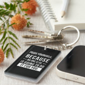 Porte-clés Birthday Gift Push Yourself (Devant droit)