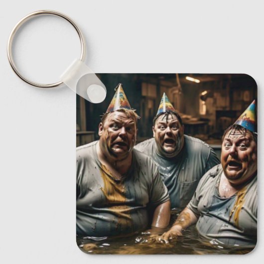 Porte-clés Birthday Mess – Funny Keychain (Recto)