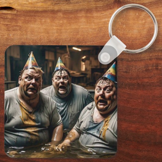 Porte-clés Birthday Mess – Funny Keychain (Verso)