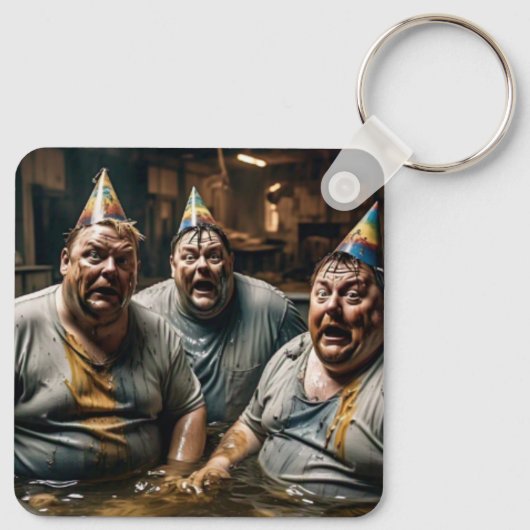 Porte-clés Birthday Mess – Funny Keychain (Dos)