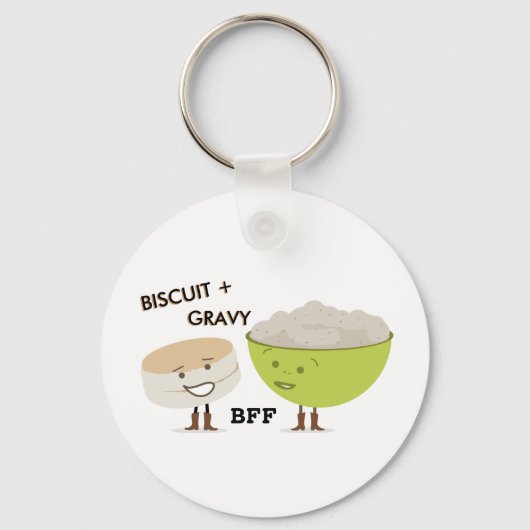 Porte-clés Biscuit & Gravy Best Friends Funny Porte - clé (Recto)
