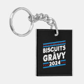 Porte-clés Biscuits et Gravy 2024 élection présidentielle (Devant gauche)