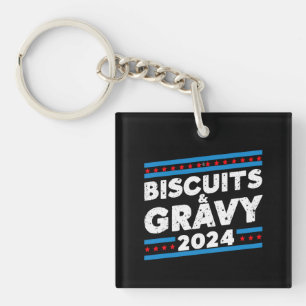 Porte-clés Biscuits et Gravy 2024 élection présidentielle