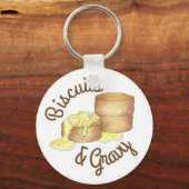 Porte-clés Biscuits et saucisses Gravité Petit déjeuner Sud (Recto)