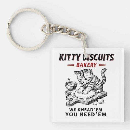 Porte-clés Biscuits Kitty Boulangerie (Devant)