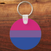 Porte-clés Bisexuel | Conception du drapeau de fierté | Tracé (Recto)