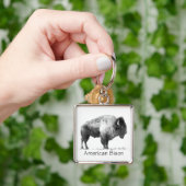Porte-clés Bison américain (main)