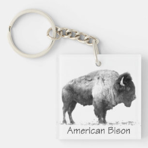 Porte-clés Bison américain