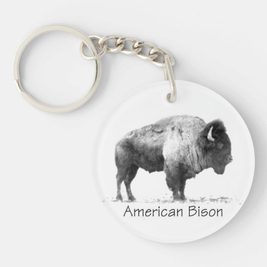 Porte-clés Bison américain (Devant)