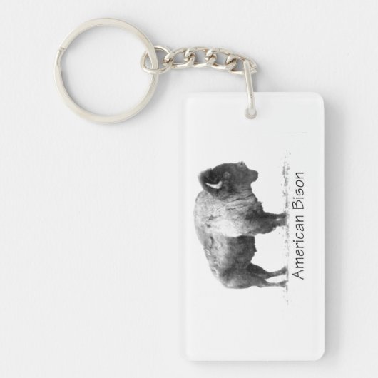 Porte-clés Bison américain (Devant)