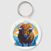 Porte-clés bison d'Amérique (Verso)