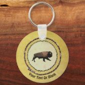 Porte-clés Bison galopant (Recto)