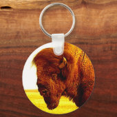 Porte-clés Bison/tête de buffle (Recto)