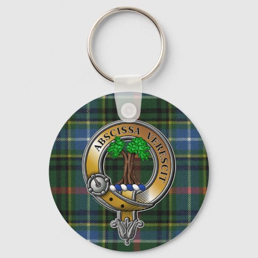 Porte-clés Bisset Tartan & Badge (Recto)