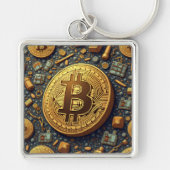 Porte-clés bitcoin (Devant)