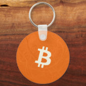 Porte-clés Bitcoin Classic Orange (Neurone) (Recto)