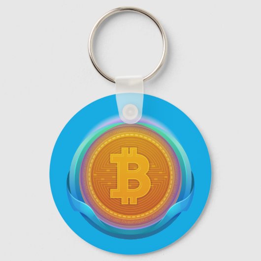 PORTE-CLÉS BITCOIN CRYPTOCURANCE (Recto)