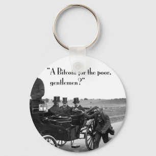 Porte-clés Bitcoin mendiant