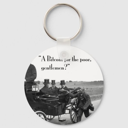 Porte-clés Bitcoin mendiant (Recto)
