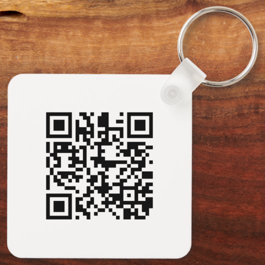 Porte-clés Bitcoin QR Code personnalisé (Verso)